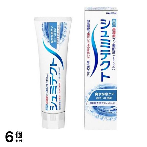 シュミテクト 爽やか息ケア 薬用ハミガキ 95g 6個セット 4,290円