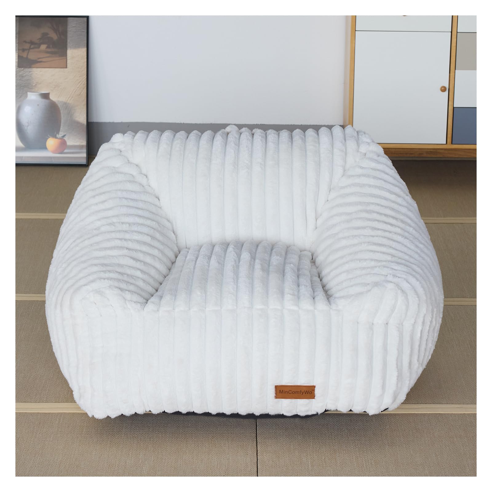 ソファ 1人掛け ビーズクッションソファ 特大（85X104X60CM） 防水防油防汚カバー 疲労解消 無味 1人用ソファー おしゃれ クッションソファ 洗濯可能 一人暮らし ウレタンフォームクッショ