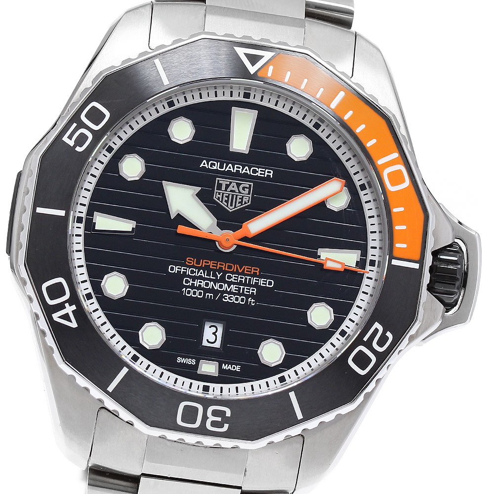 タグホイヤー TAG HEUER WBP5A8A アクアレーサー プロフェッショナル1000 スーパーダイバー 自動巻き メンズ 美品 内箱・保証書付き_907869【中古】