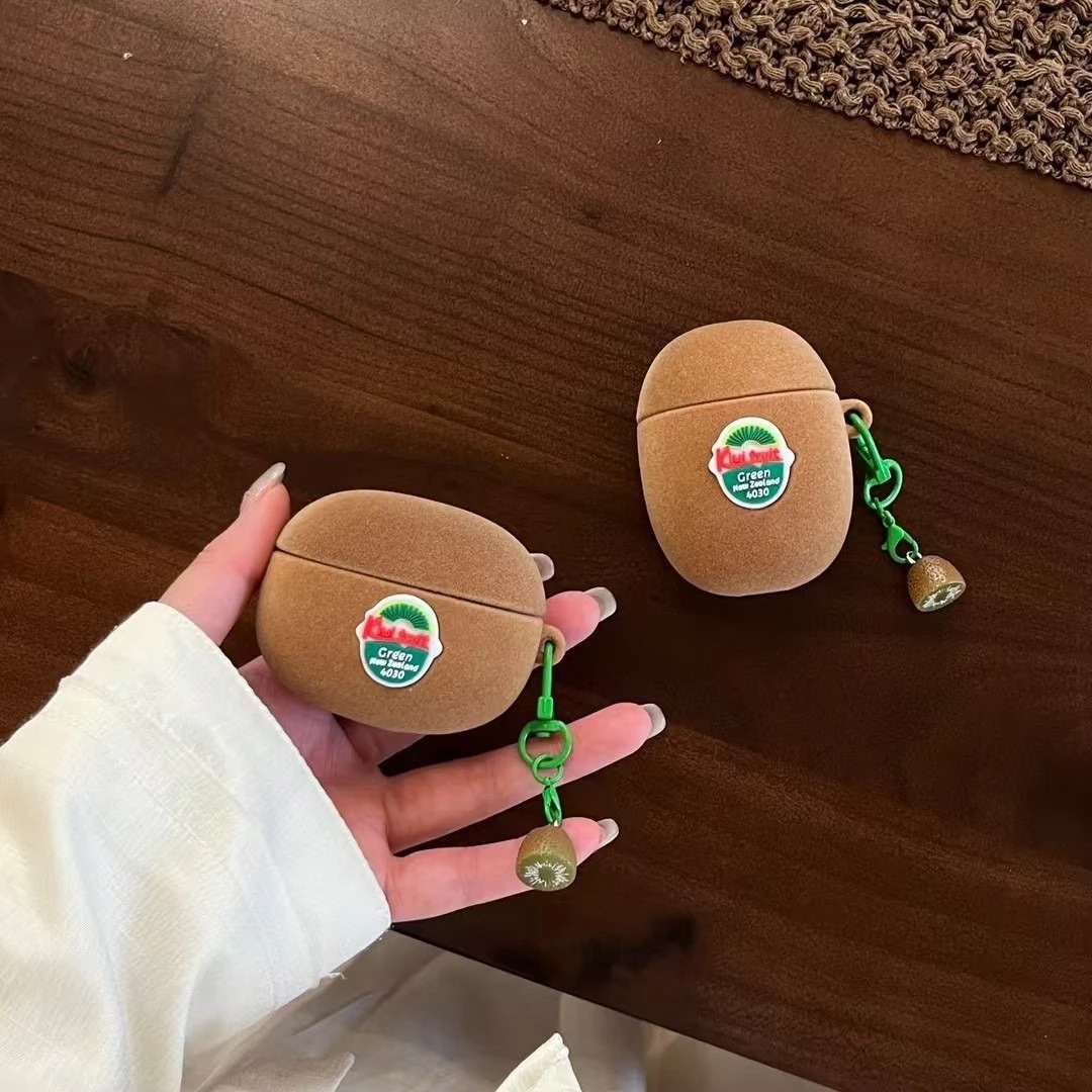 【20点セット】【送料無料】植毛キウイはAirPods Pro保護ケースに適している12代アップルBluetoothイヤホンカバーAirPods 4