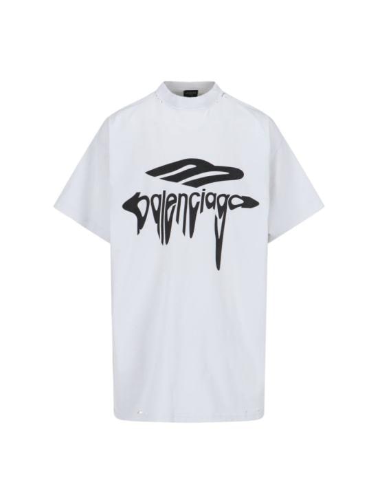BALENCIAGA Men T-Shirts 787349 TRVS89081 White