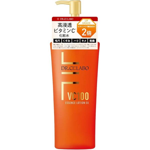 [タイムセール] VC100 エッセンス ローション EX R 285mL [ ビタミンC 化粧水 ] ポンプ 大容量 高保湿 紫外線 乾燥 美容液 毛穴 敏感 ナイアシンアミド プレゼント 人気ラン