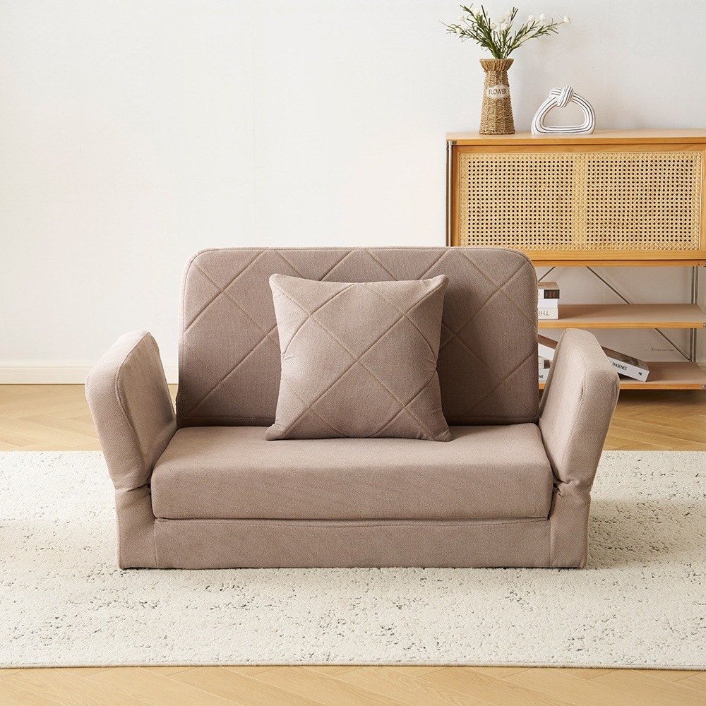 【国内即日発送】ソファ ソファベッド フロアソファ コンパクト ローソファ こたつ用 ソファー 2人掛け 1人暮らしマルチに使える3WAY 6段階リクライニング クッション付き 座椅子 け ソファ 折