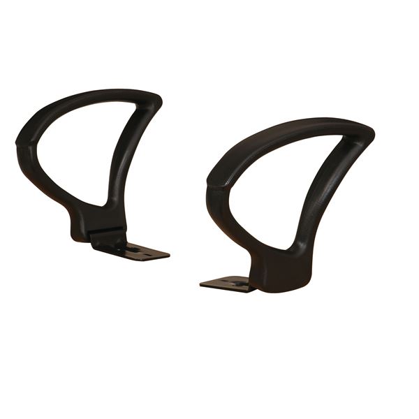 オフィスチェア用 オプション肘 左右セット ブラック 本体別売り 幅47mm ALPHA-G K-921 K-922 K-926 K-927 KHC-001対応