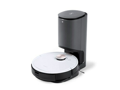 エコバックス（ECOVACS) DEEBOT OZMO T8+ (ディーボット オズモ T8+) DLX11-54W 掃除機 ロボット 高性能 マッピング機能 自動ゴミ収集 水拭き機能