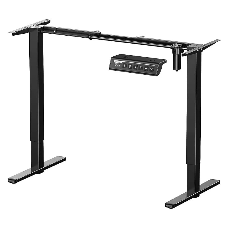 ErGear 電動 昇降式デスク スタンディングデスク 耐荷重80kg 高さメモリー機能 上下自動昇降 静音 収納フック付き パソコンデスク 机 pcデスク オフィスデスク 作業机 テレワーク 高さ7