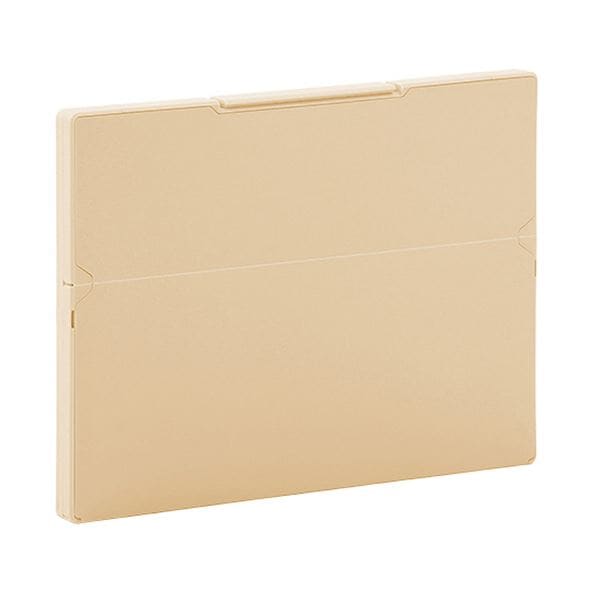 （まとめ） キングジム エミリースリムケースファイル A4 収納幅21mm ベージュ EY237ヘ- 1個 (×10セット)