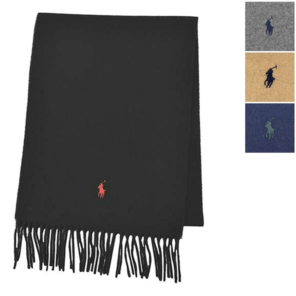 POLO ラルフ マフラー メンズ レディース ユニセックス ワンポイント RECYCLED WOOL 全4色 PC0476