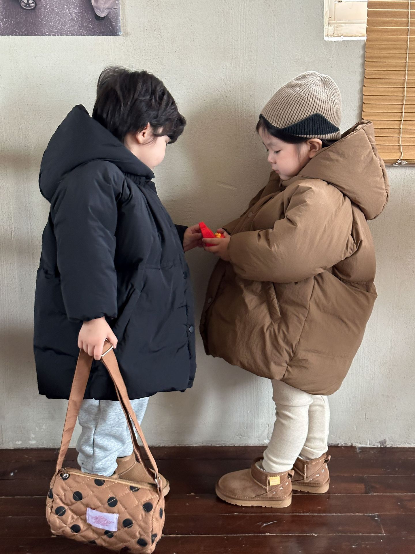 メガ割 大人気2wayダウンジャケットロングコーダウンジャケッフード取り外し可キッアウター