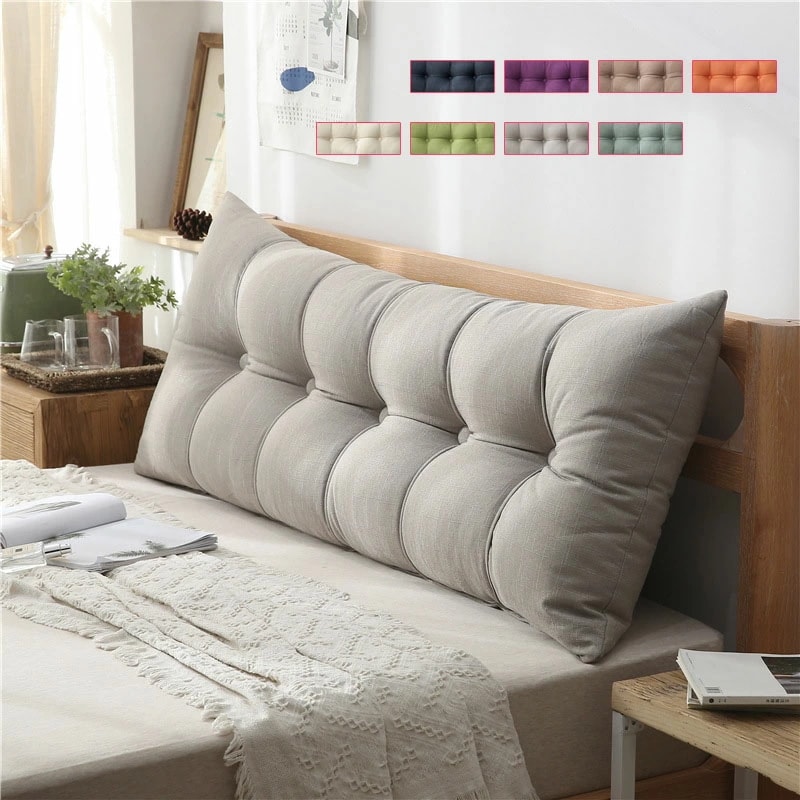 クッション ベッド ソファ専用クッション 背中クッション 本 ベッド用 プレゼント テレビ枕 背もたれ インテリア SNS 145X20X50cm　海外通販