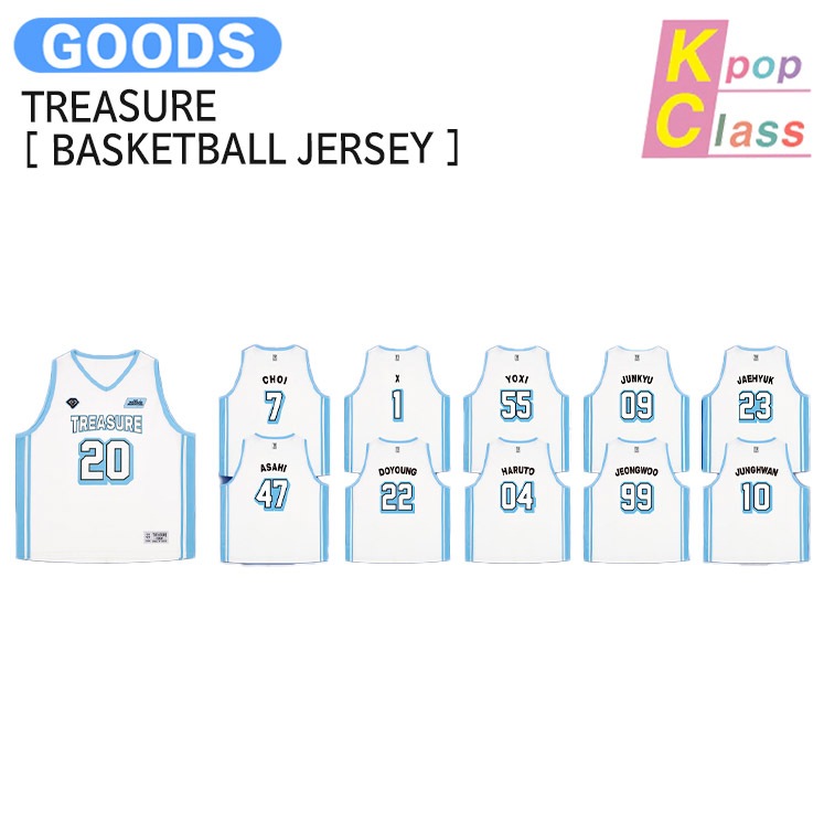 国内発送 TREASURE [ BASKETBALL JERSEY ] TREASURE REBOOT FINAL CONCERT MD / 公式グッズ