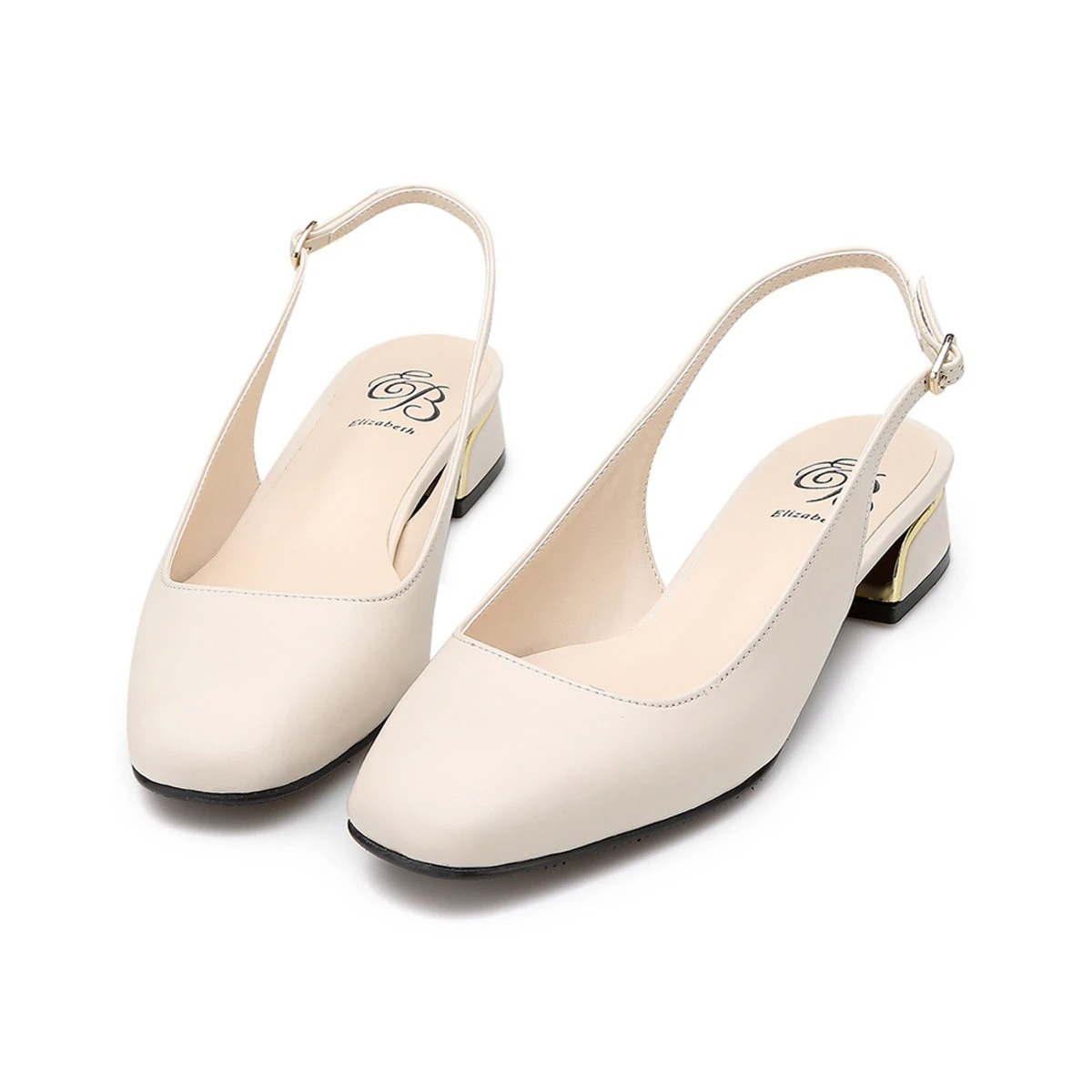 エリザベート シンプルスクエア スリングバック EL18187