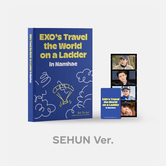 (未開封新品) [セフン バージョン] EXO PHOTO STORY BOOK EXOs Travel the World On a Ladder in Namhae EXOの梯子に乗る