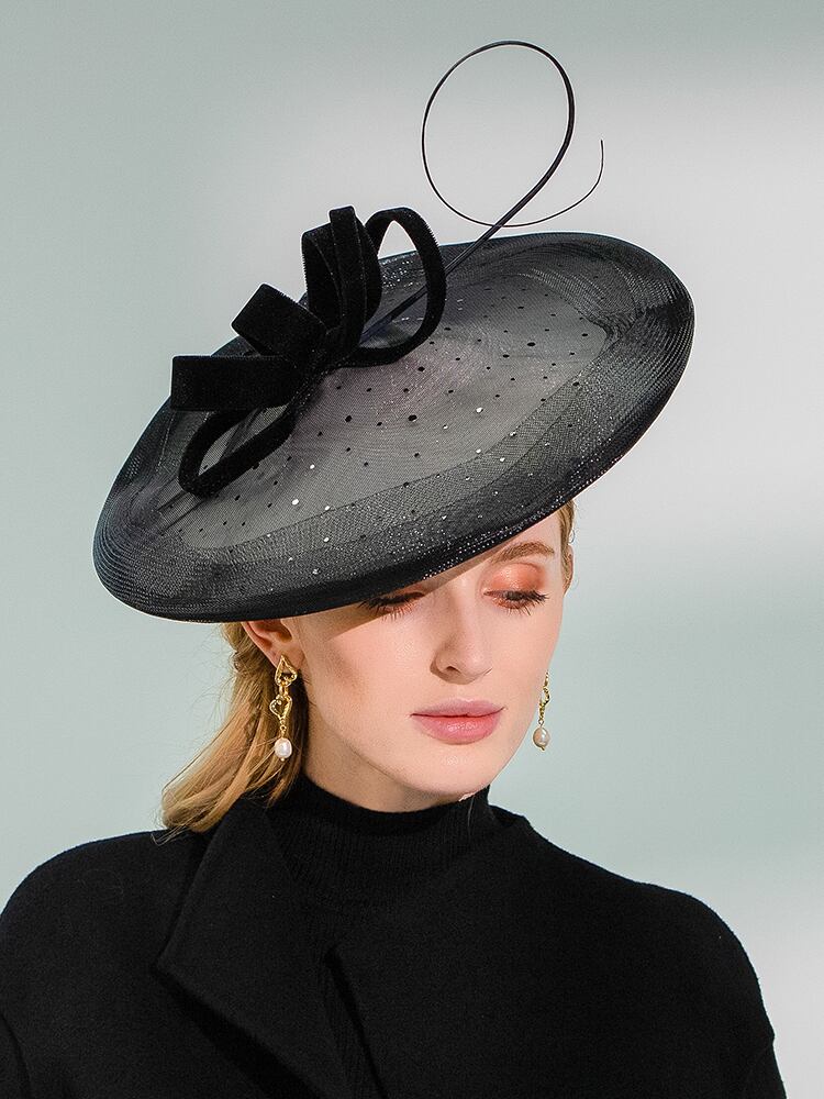 人気商品ランキング 英国風 Ee0038 帽子 エレガント レトロ リボン レース ヘッドピース トップハット ハット ハット Armarinhodasnovidades Com Br