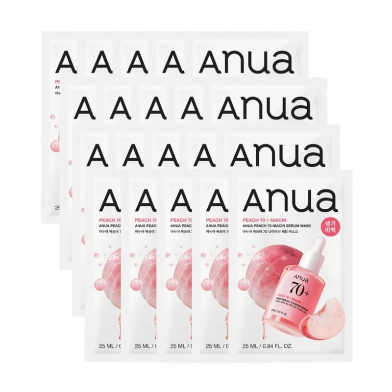 桃 ナイアシンアミド セラムマスク【20枚】