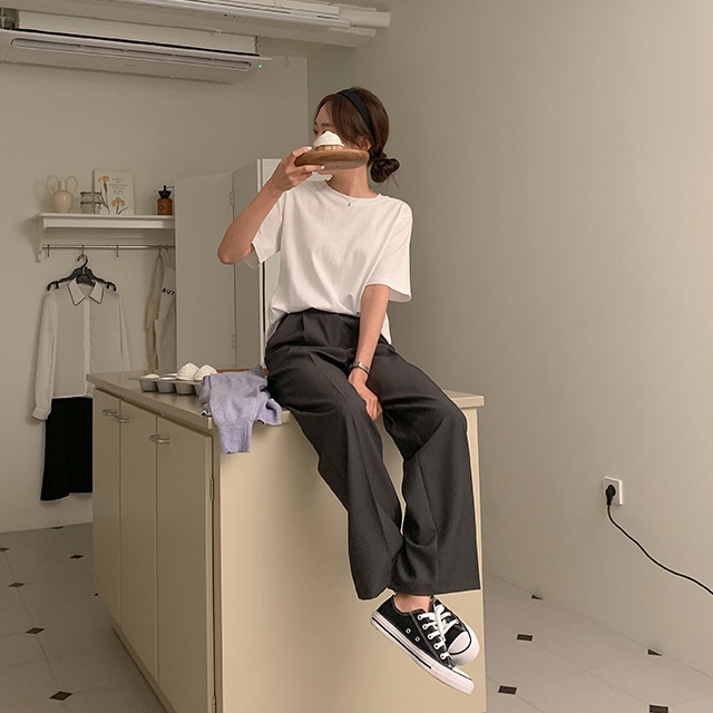 春夏秋冬 オールシーズン着回し レギュラーシルエット 半袖Tシャツ