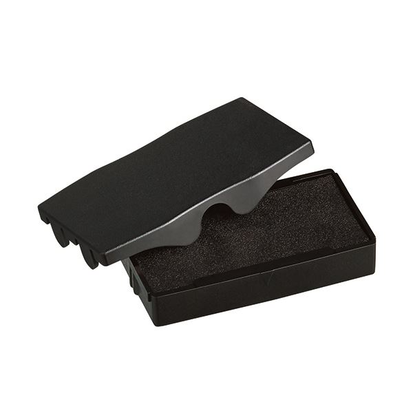 （まとめ） シャイニー スタンプ内蔵型角型印S-852専用パッド 黒 S-852-7B 1個 (×30セット)