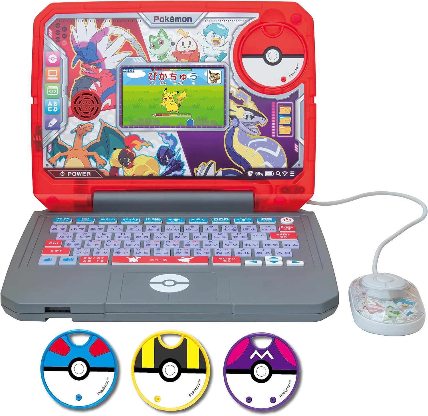 ポケモンスタディ 光るぜっ！ポケモンタイピングPC ポケモン タイピングPC 学習パソコン 子供用 知育玩具 ポケットモンスター キーボード 勉強 日本語 英語 タイピング 練習 プレゼント