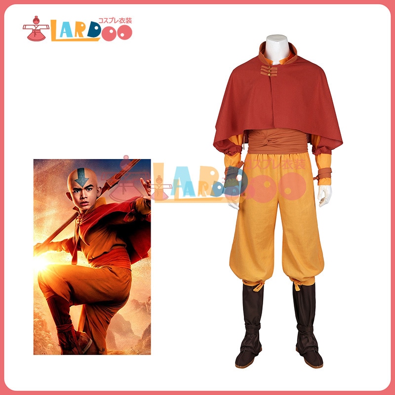 アバター 伝説少アン アンAang コスチューム コスプレ衣装靴239