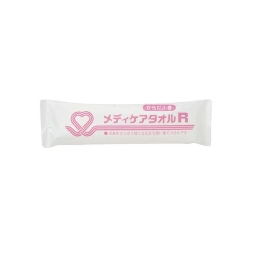 溝端紙工印刷　ボディタオル　メディケアタオルR　50本×12袋（600本）【メーカー直送・代引き不可・時間指定不可・沖縄離島不可】