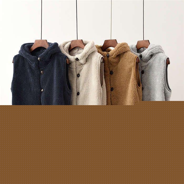 ボアベスト レディース ベスト ジレ ボア ファーベスト フード付き フード 前開き もこもこ ファーコート 無地 秋冬 カジュアル お洒落 トップス ノースリーブ