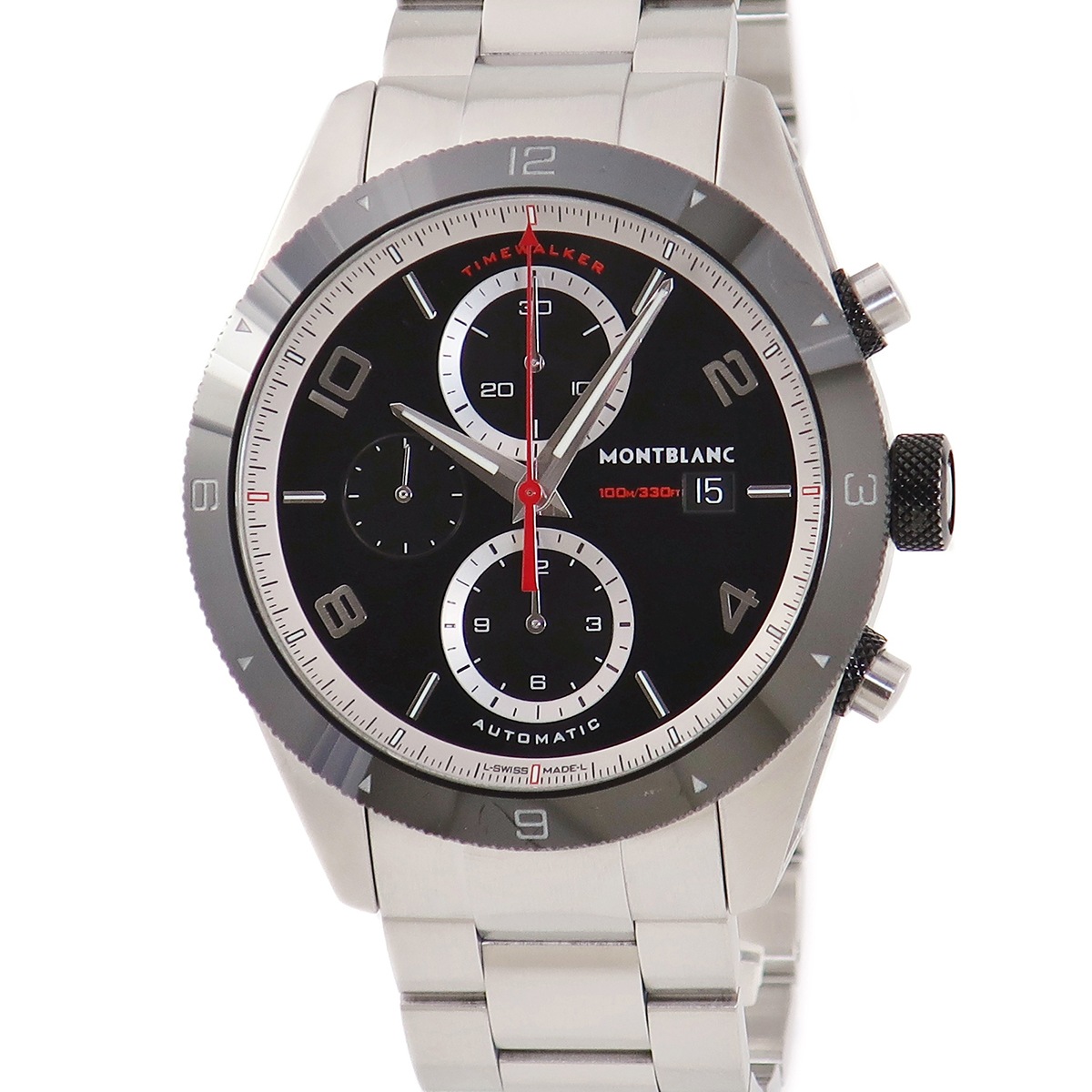売れ筋ランキングも掲載中！ タイムウォーカー クロノグラフ オートマティック 116097 自動巻き メンズ 黒 レーシングカー 計器 その他 ブランド腕時計