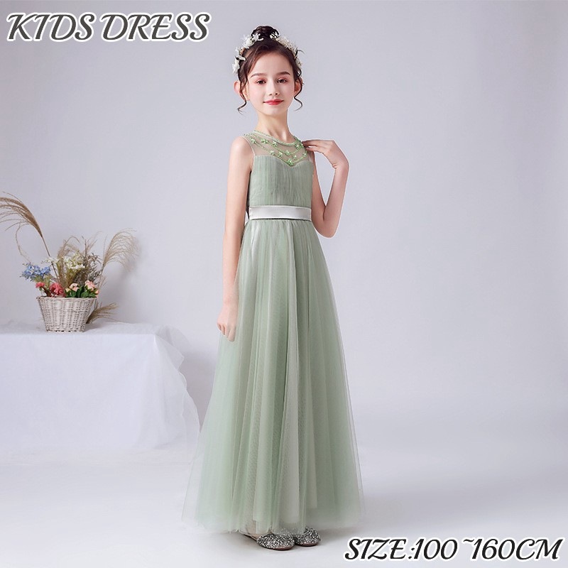 ピアノ演奏会 結婚式 ステージ 演出 発表会 レース 刺繍 ワンピース ドレス 入学式 リボン レース お姫様