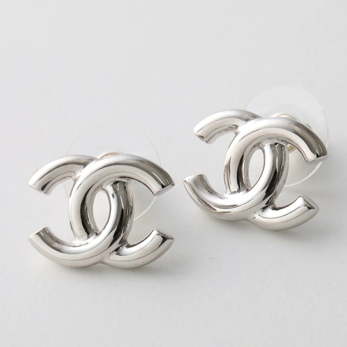 CHANEL シャネル ピアス ABF154 B19745 レディース メタル ココマーク CCマーク スタッド ロゴ NAESS