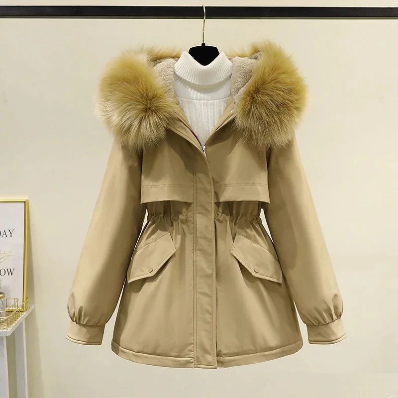 暖かい 厚手 コート 手触り良い 超暖かいアウター 防寒 綿の服KK012