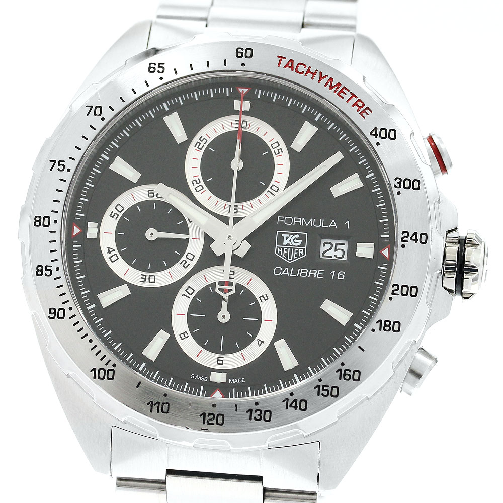 タグホイヤー TAG HEUER CAZ2010.BA0876 フォーミュラ1 キャリバー16 クロノグラフ 自動巻き メンズ 保証書付き_886488【中古】 98,450円