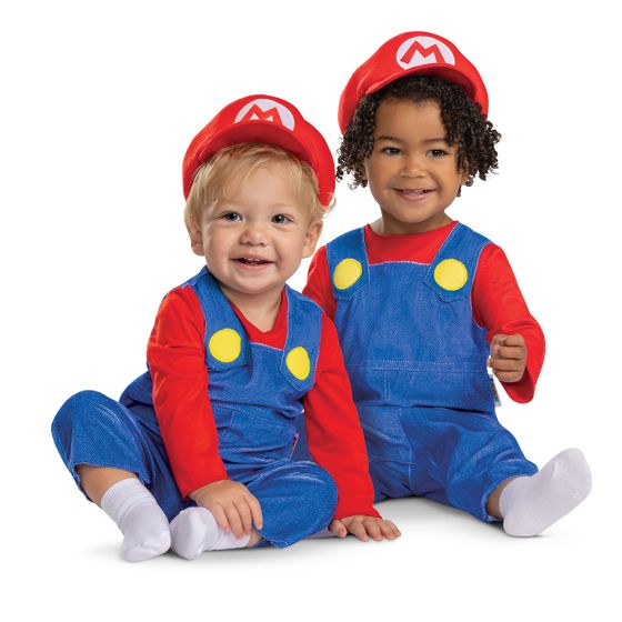 ハロウィン コスプレ 仮装 スーパーマリオブラザーズ キッズ Mario Posh Infant マリオ 子供用 幼児用 6～12ヶ月 146409V
