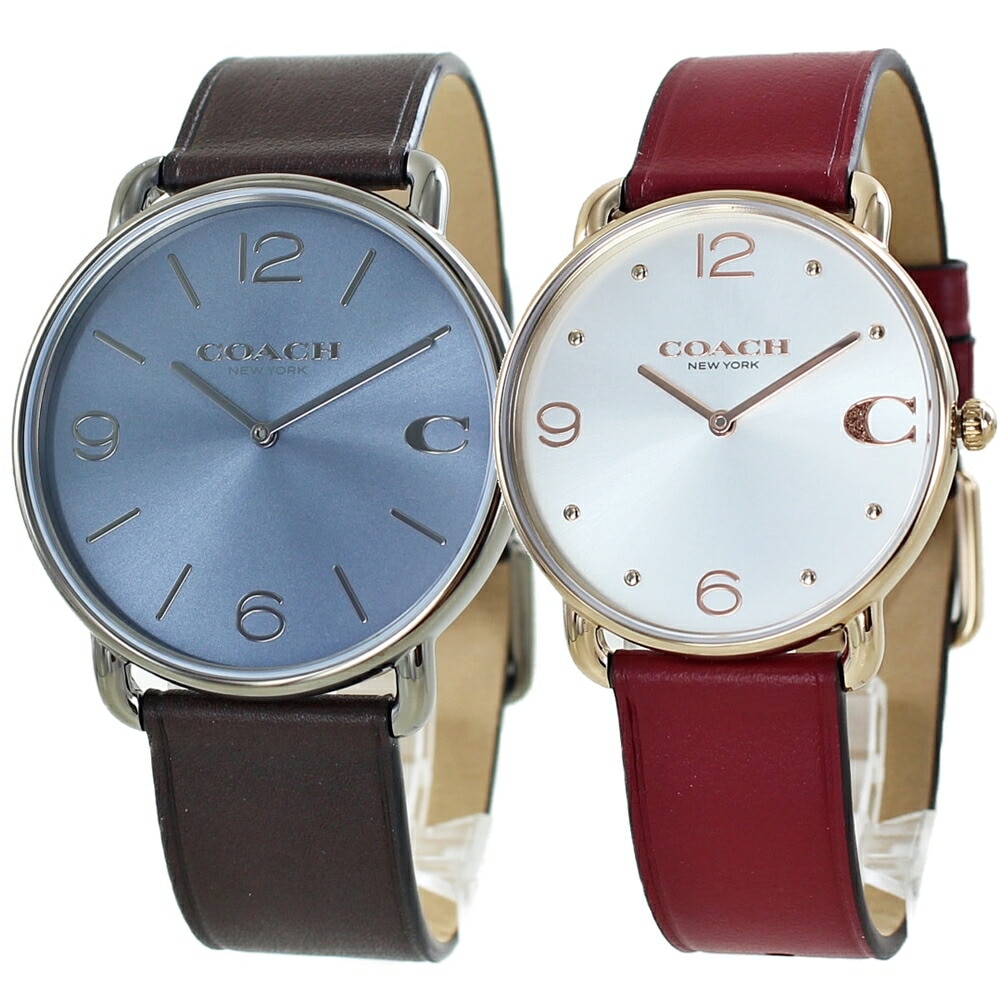 ペアウォッチ おしゃれ コーチ ペア腕時計 夫婦 両親 カップル ブランド 時計 シンプル 革ベルト結婚祝い 誕生日 結婚記念日 ペアギフト 1460264714504204