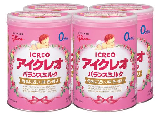 アイクレオ バランスミルク 800g×4缶 【0ヵ月~1歳頃】 ...