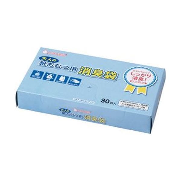 （まとめ）マルアイ 消臭袋 大人の紙おむつ用BOXシヨポリ-220 1セット（300枚：30枚×10箱）(×3セット) 12,996円