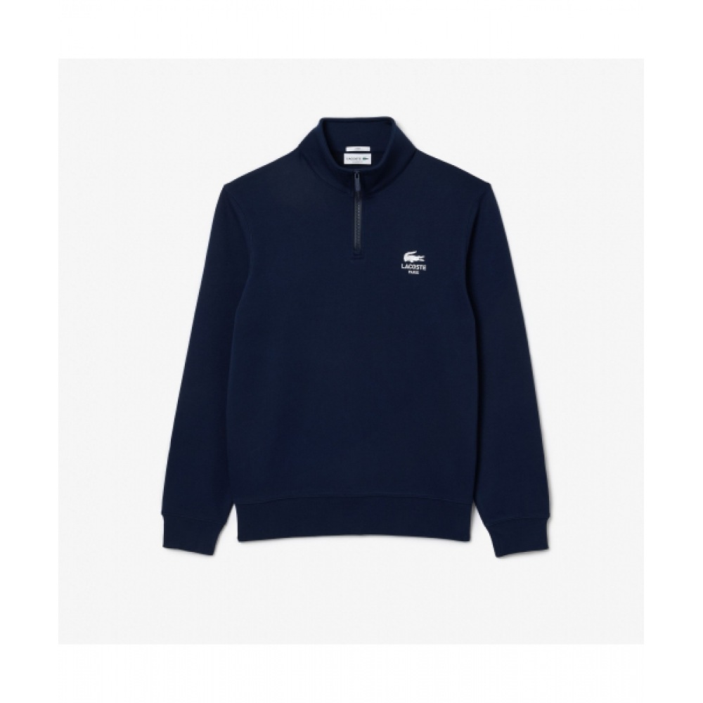 LACOSTE パブリックカジュアルハーフジップスウェットシャツ [ネイビー]