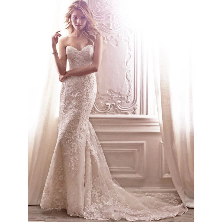 ウエディングドレス マーメイドライン ウェディングドレス 二次会 安い 花嫁 ロングドレス マーメイドドレス 結婚式 ブライダル バックレス