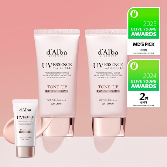 【ベース着付】ダルバピンクトーンアップサンクリームデュオ企画（50ml 50ml）