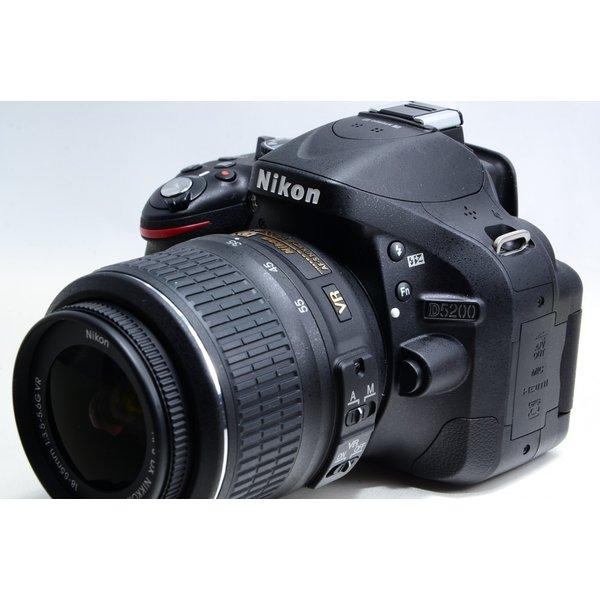 【中古】ニコン Nikon D5200 レンズキット SDカード付き