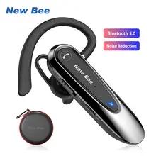 新しい Bee B45 ワイヤレス Bluetooth ヘッドセット イヤホン V5.0 ヘッドフォン デュアル マイク CVC8.0 ハンズフリー イヤホン ビジネス運転用