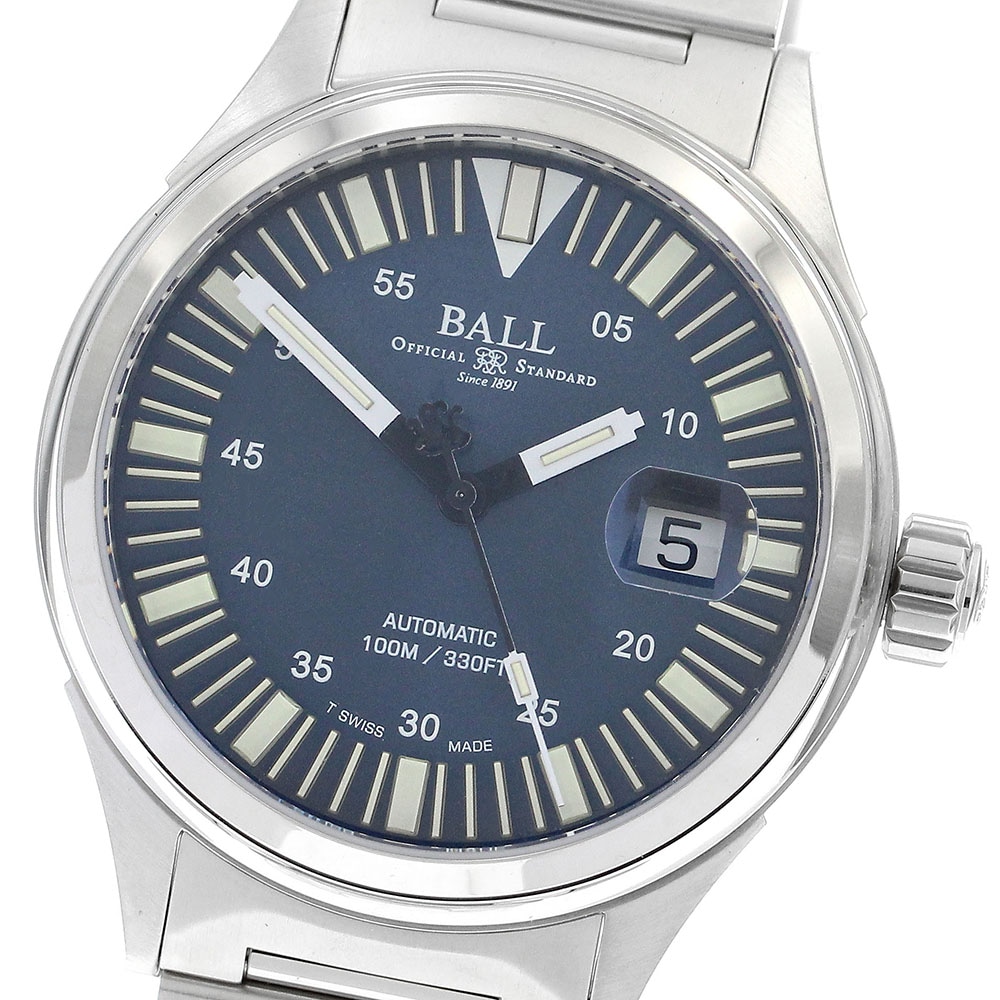 ボールウォッチ BALLWATCH NM2188C-S18-BE1 ファイヤーマン ナイトトレイン デイト 自動巻き メンズ 未使用品 保証書付き_899240【中古】 98,450円