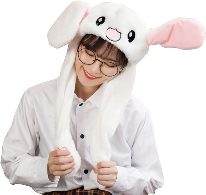 Qoo10] うさぎ 帽子 耳が動く うさ耳 コスプレ