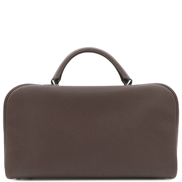 エルメス HERMES ハンドバッグ サックアンヴィ36 ヴォーエプソン ブラウン系 シルバー金具 茶 ソルド品 K刻印【中古】 152,955円