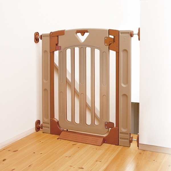 スマートゲイトIIプラス ナチュラル 階段用 5014054001 [ベビーゲート] 【保証期間：1年】