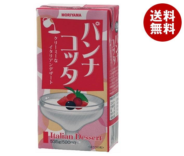 守山乳業 MORIYAMA パンナコッタ 535g紙パック*12本入*(2ケース)