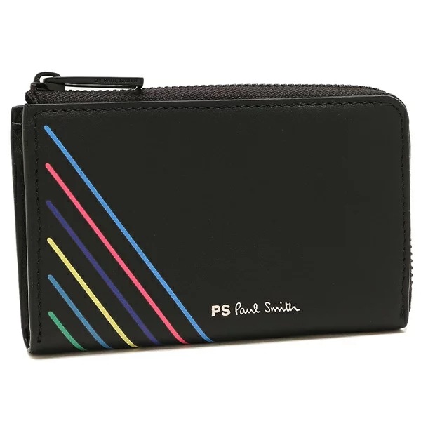 小銭入れ コインケース カードケース マルチストライプ ミニ財布 ブラック メンズ PAUL SMITH M2A7620APSSTS 79 15,914円