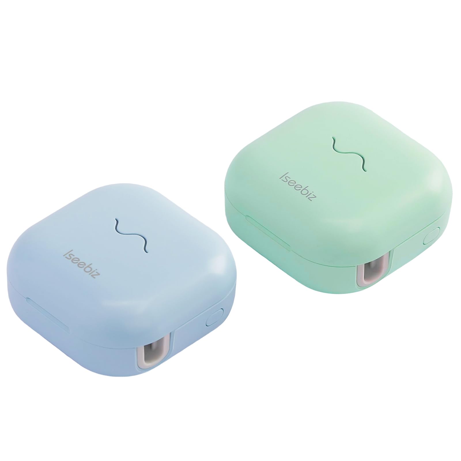 Iseebiz UV-C歯ブラシ除菌キャップ 歯ブラシ除菌器 紫外線5分間簡単除菌 除菌ケース壁掛け可 歯ブラシ収納 清潔 衛生 自動電源オフ機能 USB充電式 コードレス コンパクト 持ち運び便利