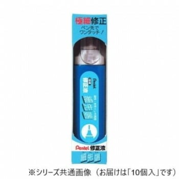 ぺんてる　細先端修正液　箱入 ZL31-WK 10個入