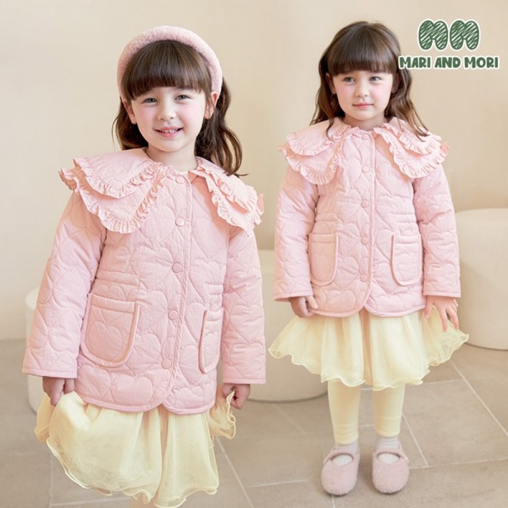 ウォルトンキッズ マリー二重襟軽量ダウンジャケット