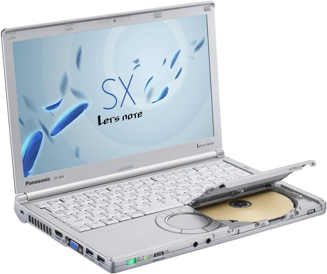 Lets note SX4CF-SX4EDHCSノートパソコン Core i5 5300U 2.3GHz メモリ8GB SSD480GB DVDスーパーマルチ 12インチ Windows10 Pro