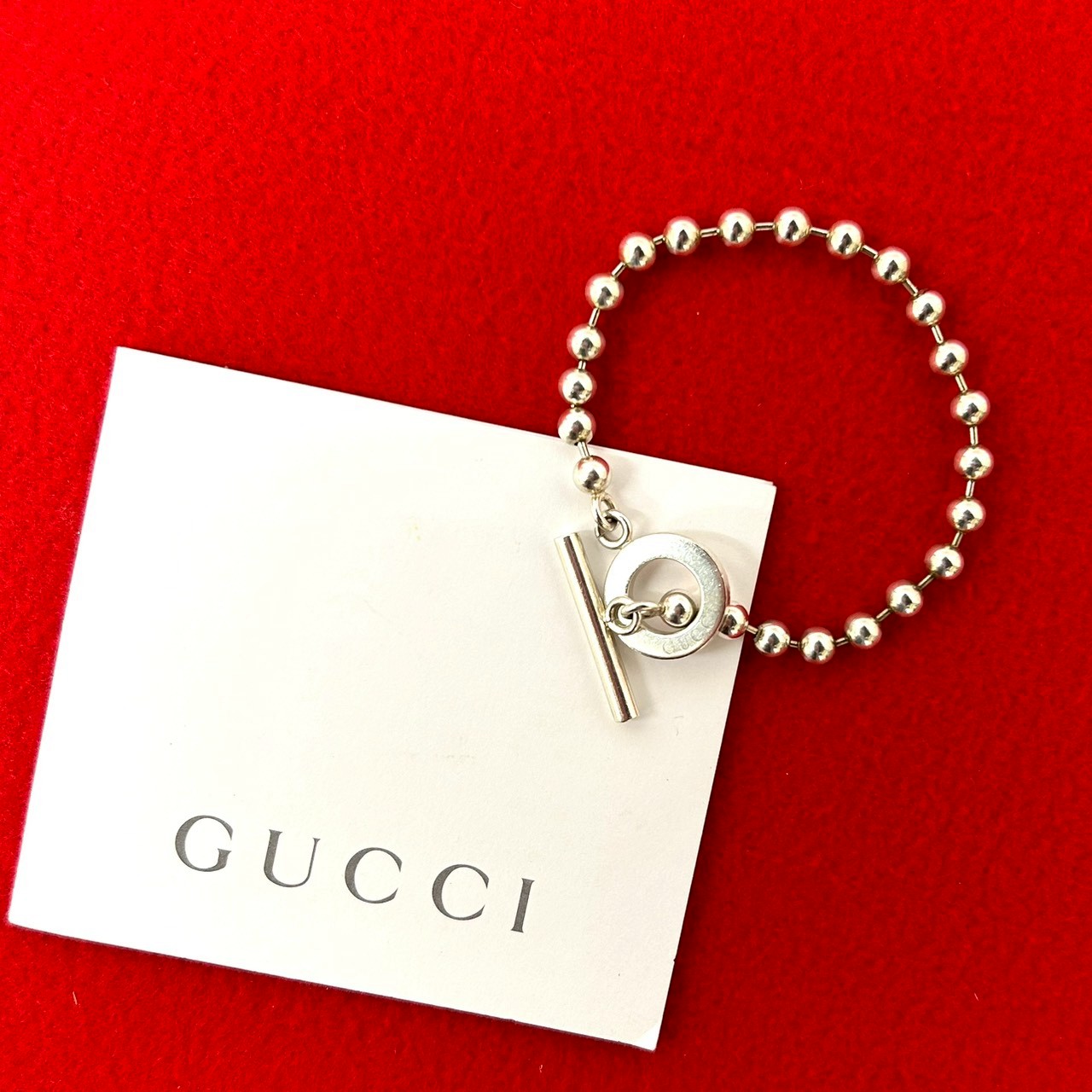 ロゴ 刻印ブレスレット シルバー925 シルバー 2052b